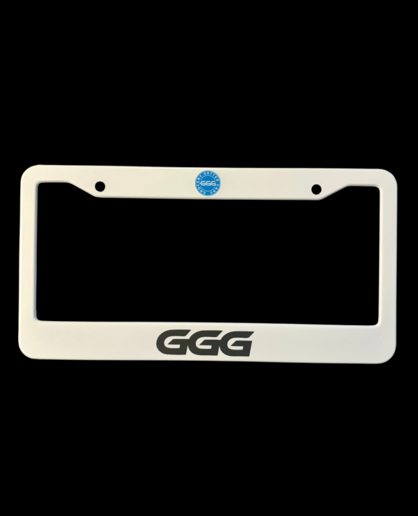 GGG Stainless Steel Laser-Engraved License Plate Frames - Image 4